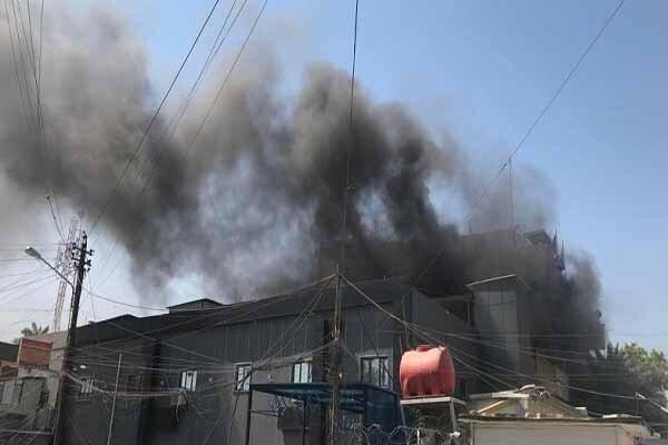 سفارت رومانی در بغداد آتش گرفت سفارت رومانی در بغداد آتش گرفت